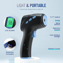 Forehead Thermometer for Adults and Kids, Digital Infrared Thermometer with Fever Alarm, Fast Accurate Results, Easy to use by TinyTreasures Baby Boutique