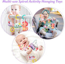 Car Seat Toys for Babies 0-6 Months Boy Girl Carseat Toys Hanging Spiral Stroller Toy, Infant Toy 0-6 Months Baby Newborn 0 3 Month Brain Development with Music Teether Rattle by TinyTreasures Baby Boutique