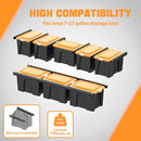 Ultrawall Overhead Garage Storage Rack, Heavy Duty Ceiling Storage Rack, 26 Inch Adjustable Ceiling Bin Storage System, 6 Sets for 5 Bins by GreenHaven Gardens