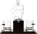 Boxing Glove Wine & Whiskey Decanter Set 750Ml