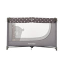 Pamo Babe Portable Crib Baby Playpen with Mattress and Carry Bag Grey by TinyTreasures Baby Boutique