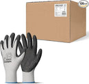 toolant Crinkle Latex Work Gloves Bulk, Rubber Coated Safety Work Gloves for Men and Women, 120 Pairs for Construction, Gardening, Warehouse (Gray, XL) by GreenHaven Gardens