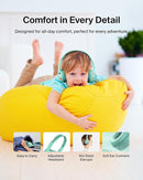 Belkin SoundForm Mini - Wireless Bluetooth Headphones for Kids with 30H Battery Life, 85dB Safe Volume Limit, Built-in Microphone - Kids On-Ear Earphones for iPhone, iPad, & More - Mint w/Case by TinyTreasures Baby Boutique