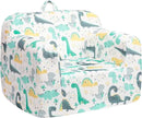 ALIMORDEN Kids Ultra-Soft Snuggle Foam Filled Chair, Single Cuddly Sofa for Boys and Girls, Dinosaur by CozyNest Decor