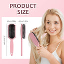Curl Defining Brush, Curly Hair Brush, Slick Back Hair Brush, For Combing and Shaping Curls in All Hairstyles to Reduce Pulling (Pink) by TinyTreasures Baby Boutique