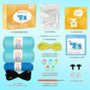 MOREJMTT Crochet Kit for Beginners, Crochet Animal Kits,Crocheting Kit for Starters, Learn to Crochet with Step-by-Step Video Tutorials, Beginner Crochet Kit for Adults(1 Pack Axolotl) by TinyTreasures Baby Boutique