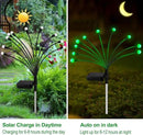 Kohlrabi Solar Garden Lights Outdoor, 4 Pack 40 LED Green Firefly Lights Waterproof, Starburst Solar Wind Swaying Light for Outside Yard Patio Planter Flower Bed Walkway Christmas Decoration by GreenHaven Gardens