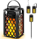 Outdoor Bluetooth Speaker,Wireless Bluetooth Speaker with Torch Light,IP65 Waterproof LED Flame Atmosphere Lantern Speaker for Party Garden Camping Patio Men Women Couples Dads Moms by GreenHaven Gardens