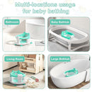 Baby Bath Seat for Babies 6 Months & up, Non-Slip Toddler Bath Seats for Babies Sitting Up, Safe Infant & Newborn Bathtub Chair with 4 Suction Cups & Soft Cushion for Shower,Mint by TinyTreasures Baby Boutique