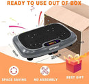 HOTWAVE Vibration Plate Exercise Machine for Lymphatic Drainage, Power Vibrating Plates Platform for Weight Loss - Whole Body Shaker Vibration Plate Machine Home Gym Shaping Fitness Workout by CozyNest Decor