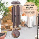 Personalized Sympathy Wind Chimes, Memorial Wind Chimes in Memory of a Loved One Gifts,Gifts for Who Loss of Dad, Mom,Brother, Friends, Sympathy Gift Baskets Home Decor Outdoor Garden Patio by CozyNest Decor