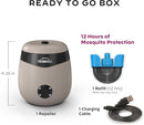Thermacell E-Series Rechargeable Mosquito Repeller with 20’ Mosquito Protection Zone; Bug Spray Alternative; Scent Free by TinyTreasures Baby Boutique