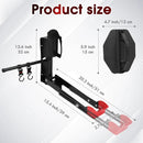 Bike Wall Mount Rack - Heavy-Duty Foldable Vertical Bicycle Storage with Hooks, Space Saving Wall-Mounted Organizer for Mountain/Road/Kids Bikes - Anti-Scratch & Tool-Free Install, Holds 70lbs by GreenHaven Gardens