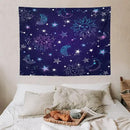 HZOHNAGO Boho Sun Moon Tapestry Purple Blue Sun Stars Galaxy Pattern Printed Wall Tapestry Wall Hanging for Bedroom Living Room Dorm 40" W x 30" H by CozyNest Decor