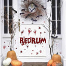 Halloween Redrum Murder Wall Decal Horror Ghost Hand Wall Decals Halloween Blood Splatter Decals Removable Peel and Stick Walls Stickers for Haunted House Party Window Decor by CozyNest Decor