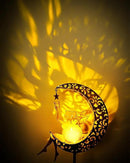 Solar Garden Statues Outdoor Decor, Fairy Moon Figurine Light Stake, Housewarming Ornament for Patio, Lawn, Yard, Pathway - Unique Gift Ideas for Gardening Mom Grandma by GreenHaven Gardens