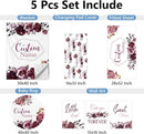 Personalized Crib Bedding Set for Girls, 5 Pcs Nursery Bedding Crib Sets, Soft Custom Flowers Baby Crib Set with Name, Double Layer Baby Bedding Set Customized Gifts for Infants Toddlers Kids by TinyTreasures Baby Boutique