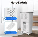Movable Household Laundry Basket,2 Tier Laundry Hamper Basket Sorter with Wheels&Handle,Large Hand-Held Laundry Basket Clothes Storage Organizer for Bathrooms Bedrooms by CozyNest Decor