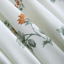ABREEZE Floral Duvet Cover Queen Size Set Bird Flowers Bedding Set 100% Brushed Cotton Bedding Collection 1 Duvet Cover with 2 Pillowcases White by CozyNest Decor