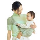 Konny Baby Carrier Hip Seat, Dual Support IHDI Certified with Two Safety Pads, Adjustable Wraps Sling Wearable One Size Fits All, Baby Essentials for 6 to 48 Months up to 44 lbs-Green Tea by TinyTreasures Baby Boutique