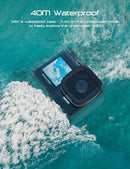 Action Cameras 4K 40M Waterproof Underwater Camera for Snorkeling, EIS Camcorder WiFi 170 Wide Angle Dual Screen Vlog Camera Sports Body Cam Mini(Charger, Remote Control and Helmet Accessories) by TinyTreasures Baby Boutique
