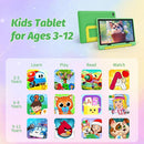 Kids Tablet 10 Inch Android 14 Tablet for Kids Ages 3-12, Octa-Core with Case, Parental Controls,14GB+64GB Storage (TF Expand 1TB), 5G WiFi, BT5.3, Green by TinyTreasures Baby Boutique