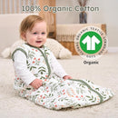 Yoofoss Baby Sleep Sack 6-12 Months, 1.5 Tog Baby Wearable Blanket with 2-Way Zipper, 100% Cotton Organic Fabric Winter Infant Sleeping Sack, Warm Soft Comfy by TinyTreasures Baby Boutique