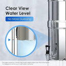 Waterdrop Sight Glass Spigot, Replacement for The Berkey® Gravity-Fed Water Filtration System, Clear View Water Level with Red Floating Ball, Durable Metal Material by CozyNest Decor