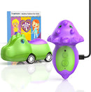 Dinosaur Walkie Talkies for Kids Rechargeable, Dino Toy Cars for Boys & Girls Ages 5-7, Crystal-Clear Audio, 48H Playtime, Fun Indoor & Backyard, 3 Year Old Boy Gift Birthday Xmas, 2 Pack by TinyTreasures Baby Boutique