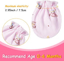 Geyoga 24 Pairs Newborn Baby Mittens Cute No Scratch Mittens Soft Elastic Infant Girl Gloves for 0-6 Months by TinyTreasures Baby Boutique