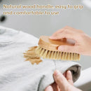 3 Pcs Wood Laundry Stain Brush Stain Remover Brushes with Boar Bristle Small Stain Brush for Clothes for Scrubbing Stains from Furniture Fabric Leather(3 Pcs F) by CozyNest Decor