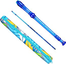 Soprano Recorder Instrument for Kids Beginners Student 8 Hole Flute German Fingering C Key Recorder Instrument 3 Piece with Cleaning Rod and Bag Fingering Chart by TinyTreasures Baby Boutique