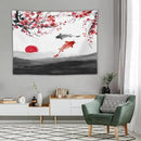 Houselerax Japanese Koi Fish Tapestries, Cherry Blossoms Asian Oriental Flower Branch Koi Fish Carp Tapestry Wall Hanging for Bedroom Living Room Office Decor 80"x60" by CozyNest Decor