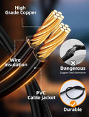 Outdoor Patio String Lights: S14 Shatterproof Bulb Outside Waterproof Light - 50Ft 15M Remote Dimmable Connectable Hanging Outdoor Electric Lighting - Garden Backyard Yard Gazebo Porch Party by CozyNest Decor
