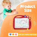 Magnetic Drawing Board, Toddler Toys for Age 1 2 3 Boys Girls, Toddler Drawing Board, Birthday Easter Christmas Halloween Kids Toy Gifts for Boys and Girls by TinyTreasures Baby Boutique