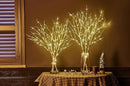 Fudios Lighted Branches 150 LED Fairy Lights with Timer 32in Plug in, Electric Lit White Birch Twigs for Vase Christmas Inside Outside Decor by CozyNest Decor