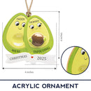 Pregnancy Ornament for Expecting 2025, Cute Avocado Ornaments for Christmas Tree, Baby Bump Ornament Gift, Christmas Ornaments 2025, Baby Coming Soon, Pregnancy Announcement Keepsake, Baby Gifts by TinyTreasures Baby Boutique