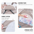 Baby Playpen Foldable, Playard for Babies and Toddlers, Portable Playpen Activity Center with 50 Balls+2 Handles for Travel, Indoor & Outdoor Play Pen with Mesh 50''x50'' by TinyTreasures Baby Boutique