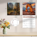 Gannyfer Calendar 2025-2026, 18 Months National Parks Wall Calendar 2025-2026, Large Wall Calendars 12" x 24" Opened, Perfect as Gifts for Friends, Family by TinyTreasures Baby Boutique