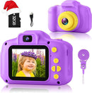 GKTZ Toys for Girls Age 3-8, Kids Camera Digital Video Toddler Camera Children Camcorder Birthday Gifts for 3 4 5 6 7 8 Year Old Girls with 32GB SD Card by TinyTreasures Baby Boutique