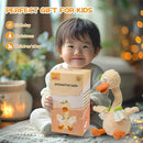 Talking Dancing Duck Toy Mimicking Recording Plush & Interactive Toy, Repeating What You Say, Neck Shaking Stuffed Toys, Talking Doll for Birthday Kids Gift for Boy & Girl by TinyTreasures Baby Boutique