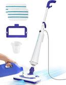Professional Steam Mop Cleaner, 1300W Floor Steamer with Detergent Chamber, 25S Heat Up, Lightweight Steamer for Cleaning with 2 Washable Pads, Safe for Tiles, Upholstery, Carpet, Hardwood, Navy by CozyNest Decor