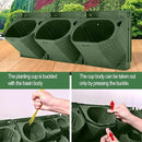 Self Watering Wall Mounted Vertical Planter, 36 Pots Wall Planter Indoor Vertical Living Green Plant Wall Easy Installation (Green) by CozyNest Decor