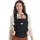 Momcozy Baby Carrier - Ergonomic, Cozy and Lightweight Carrier for 3-24 Months, Effortless to Put On, Ideal for Hands-Free Parenting, Enhanced Lumbar Support, Purehug for Infant to Toddler, Black by TinyTreasures Baby Boutique