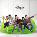 Bean Bag Chair for Adults 8FT,Soft Removable Cover for Teens/Girls Bedroom,Fluffy Giant Round Floor Beanbag Lounger Chairs (No Filler,Green) by CozyNest Decor