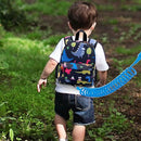 Accmor Toddler Backpack Leash with Anti Lost Wrist Link, Cute Mini Child Walking Harnesses Keep Kids Close Back Pack Rope Tether Rein for Baby Boys (Black/Dino) by TinyTreasures Baby Boutique