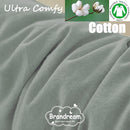 Brandream Gender Neutral Boho Bohemian Baby Girl Boy Nursery 3 Pieces Crib Bedding Set Solid Green Farmhouse Chic Ruffle Unisex Cozy 100% Washed Cotton by TinyTreasures Baby Boutique
