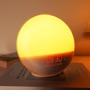 Sunrise Alarm Clock for Heavy Sleepers, Wake Up Light with Sunrise/Sunset Simulation, Dual Alarms & Natural Sounds, Snooze & Sleep Aid, FM Radio, 7 Colors Night Light for Bedroom, Ideal for Gift by TinyTreasures Baby Boutique
