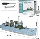 Lucky Doug Stem Building Projects Model Cruiser Ocean Ship Set, 504 Pieces Stem Project Building Toys for Kids Ages 8-12, Assembly Science Kit Toys Gifts for Boys Kids Girls 8 9 10 11 12-16 Years Old by TinyTreasures Baby Boutique