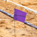 Zozen 50Pack Purple Marking Flags, Writable | 15x4x5 Inch, Yard Flags for Lawn & Irrigation & Landscape & Sprinkler & Survey & Dog Training. by GreenHaven Gardens